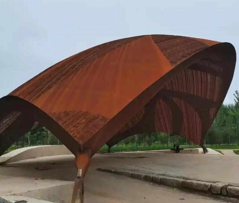 济源耐候钢幕墙案例